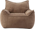 EBENCHICO Giant Bean Bag Chair Sofa for Adults Teens, Comfy Corduroy Large Bean Bag Chairs with Armrests for Bedroom Living Room, Adult BeanBag Lazy Sofa Couch Chairs with Filler Included