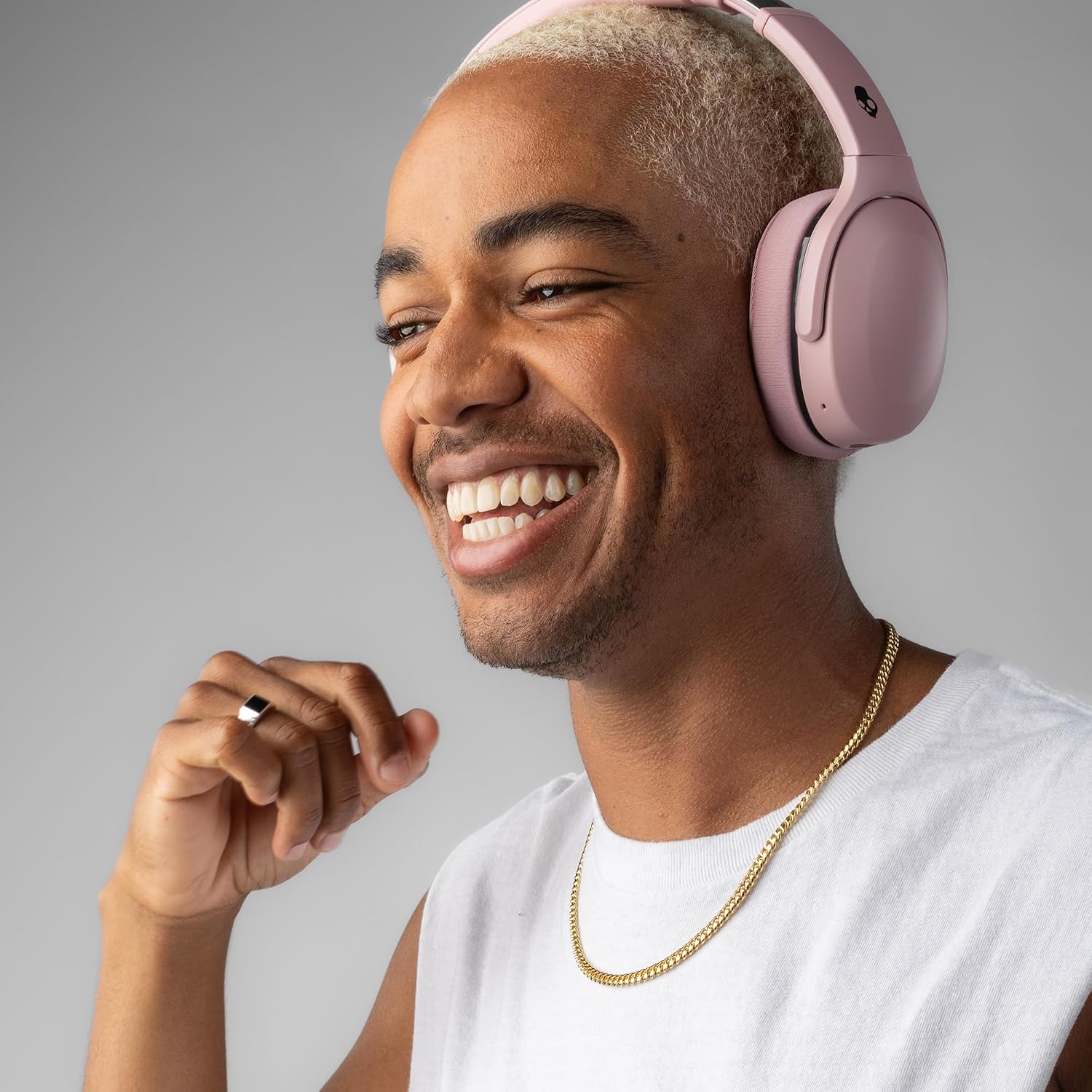 Skullcandy Crusher 540 Active Wireless Bluetooth Headphones with Multi-Sensory Bass, Noise Isolating Over-Ear Fit, Sweat and Water Resistant, 40 Hours Battery, Microphone for iPhone Android - Soft