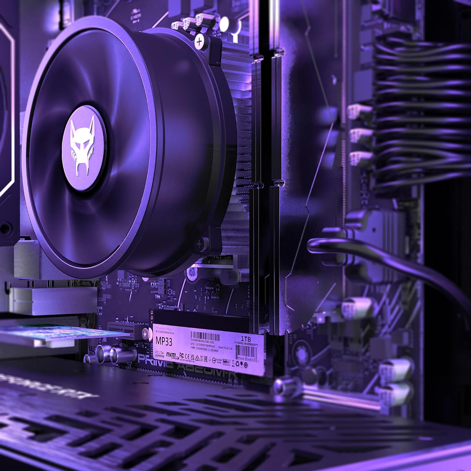 BEASTCOM Q5 Pro Gaming PC | AMD Ryzen 5 4500 6X 3,60GHz 12 Threads | RTX 3050 6GB | 16GB RAM | 1TB NVMe SSD | HDMI | WiFi 5