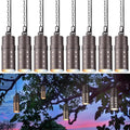 LEONLITE 8-Pack 5CCT Low Voltage Hanging Lights Outdoor, LED Landscape Pendant Lights, ETL Listed, 12V Hanging Tree Light for Gazebo, Pergola, Garden, Aluminum, IP65, Oil Rubbed Bronze