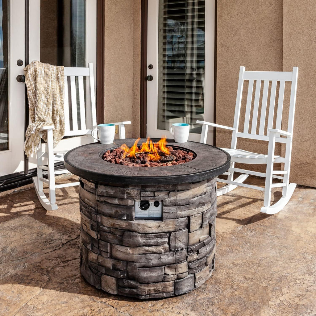 Shine Company Vermont Porch Rocker – White