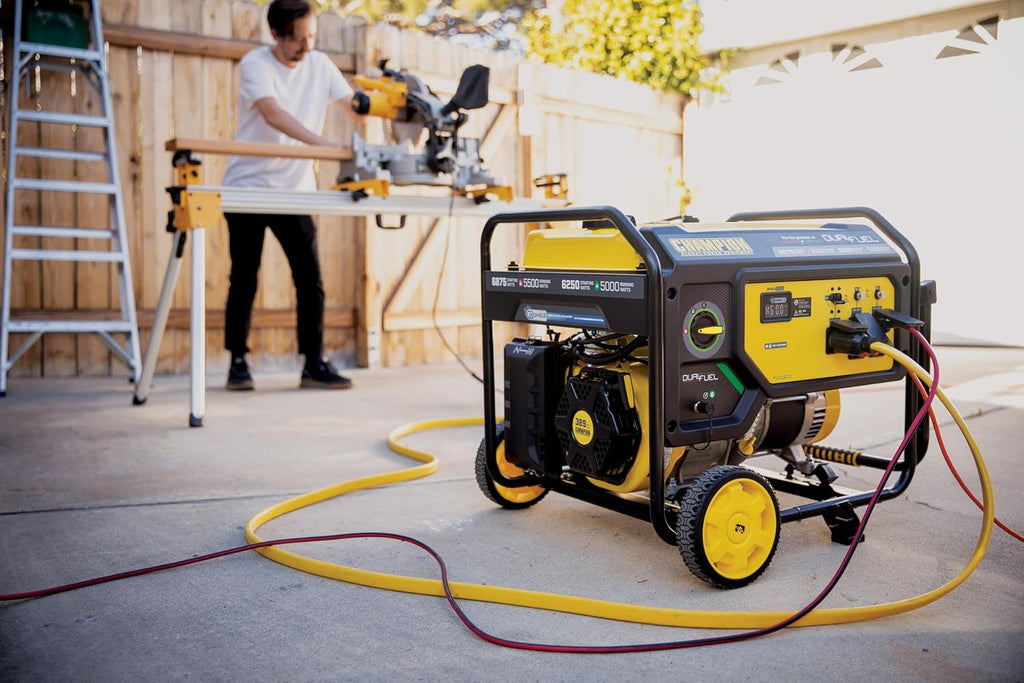Champion Power Equipment 6875-Watt Dual Fuel Portable Generator with CO Shield®