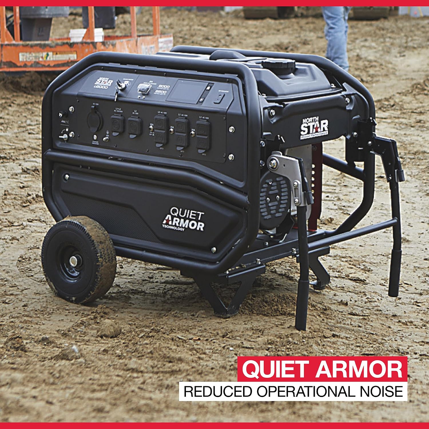 NorthStar e18000s Commercial-Grade EFI Portable Generator with Electric Start, 18,000 Surge Watts, 15,000 Rated Watts, Model# 1654407