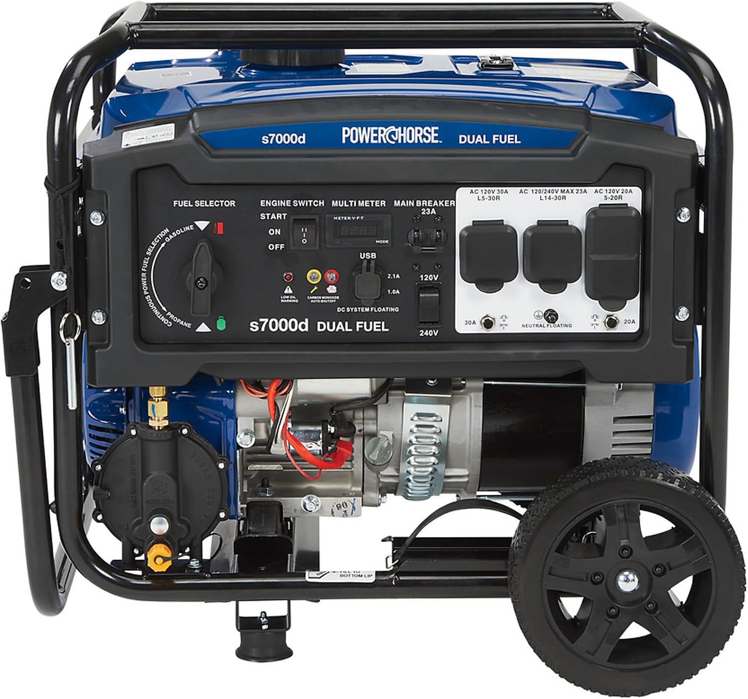 Powerhorse Portable Generator with Electric Start, 7000 Watts