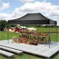 AMERICAN PHOENIX 10x15 Tent Pop Up Canopy Easy Portable Commercial Instant Canopies Outdoor Market Shelter (Black, 10'x15' (Black Frame))