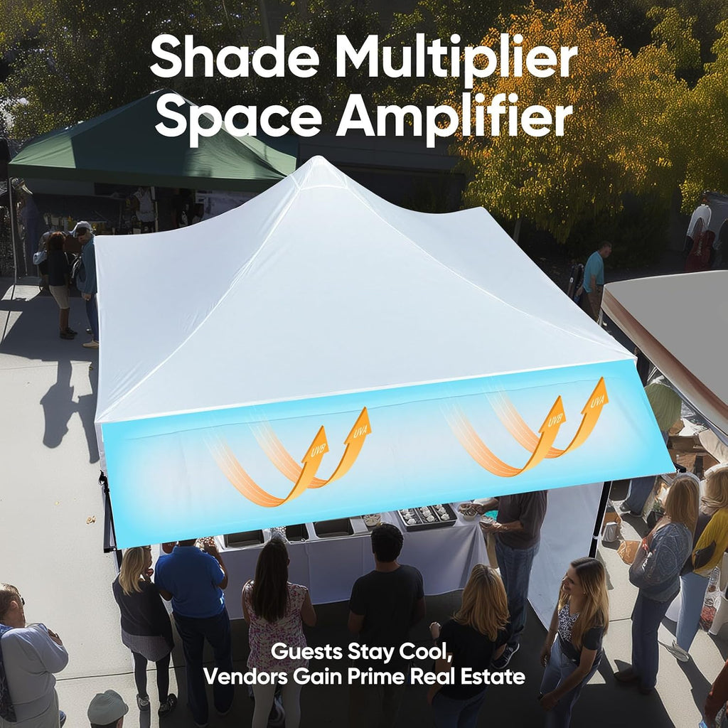 Quictent 10x10 Heavy Duty Pop up Canopy Tent with 3 Removable Sidewalls, Commercial Grade Instant Shelter with Wheeled Bag for Outdoor, Parties, Markets, 600D PU Coated UPF 50+ Sun Shield