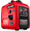 2450 Watt Inverter Generator, 120V Gas Powered Generator Super Quiet, RV Ready/EPA for RV, Camping and Home，Red