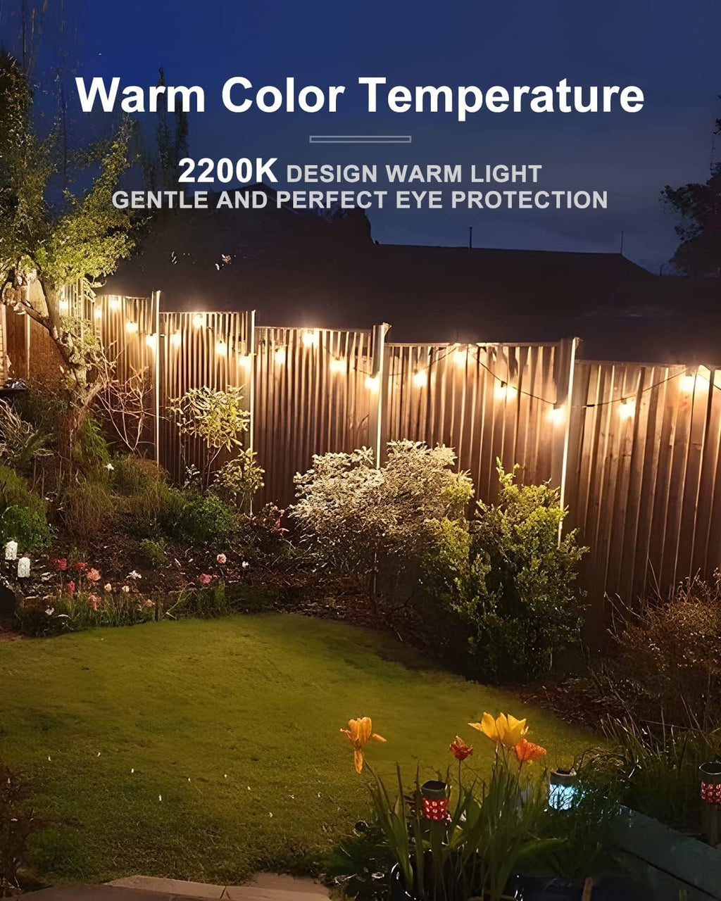Lightdot LED Outdoor String Lights 400FT Patio Lights with 128 Shatterproof ST38 Vintage Edison Bulbs, Outside Hanging Light Waterproof for Porch, Deck, Garden, Backyard, Balcony, Dimmable- ETL Listed