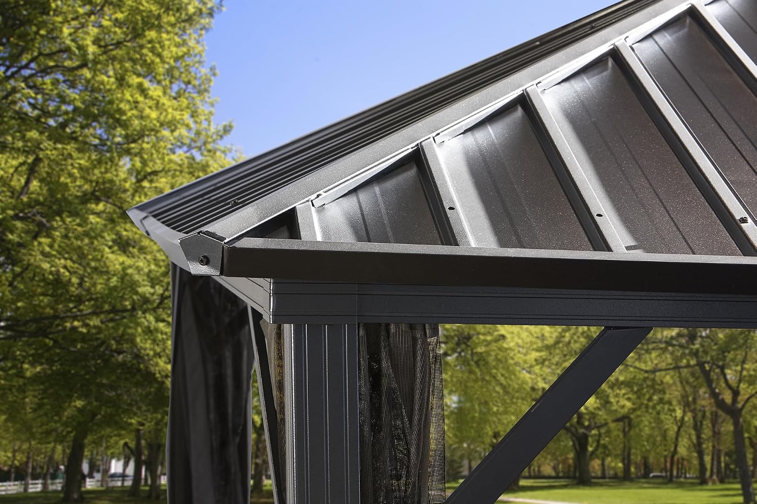 Sojag Outdoor 8' x 8' Dakota Hardtop Gazebo Outdoor Sun Shelter