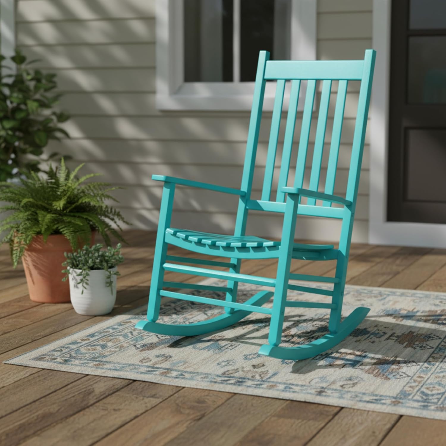 Shine Company Vermont Porch Rocker – Aruba