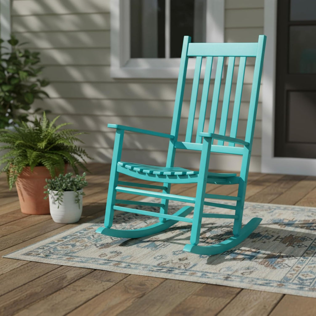 Shine Company Vermont Porch Rockers – Aruba (Set of 2)