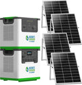 Nature's Generator Lithium 3600 Platinum,1 x Lithium 3600 + 1 x Pod + 4x 100w Panels + 50' Cable