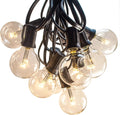 Hometown Evolution, Inc. 100 FT Outdoor LED String Lights - G40 Globe Bulbs (Black Wire) - Outdoor String Lights for Patio, Cafe, Deck, Party & Backyard
