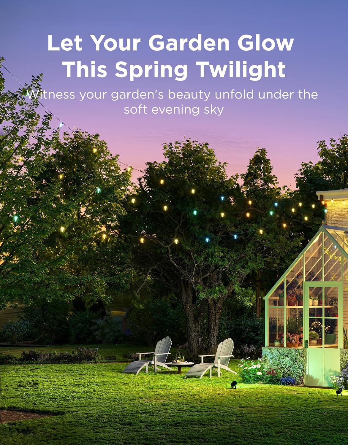 Govee Clear Bulb Outdoor String Lights 144ft, RGBWIC Smart Outdoor Lights with 45 Dimmable LED Bulbs, 111 Scene Modes, IP67 Waterproof & Shatterproof, Works with Alexa, Google & Matter for Patio