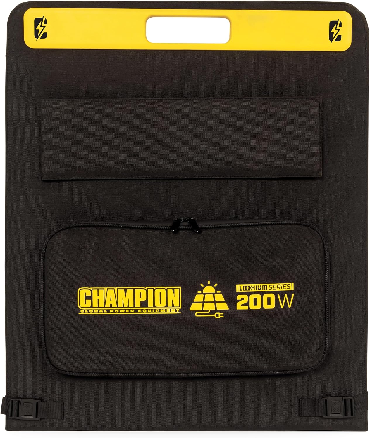 Champion Power Equipment 201247 200-Watt Portable Foldable Solar Panels with Extension Cable and Kickstand