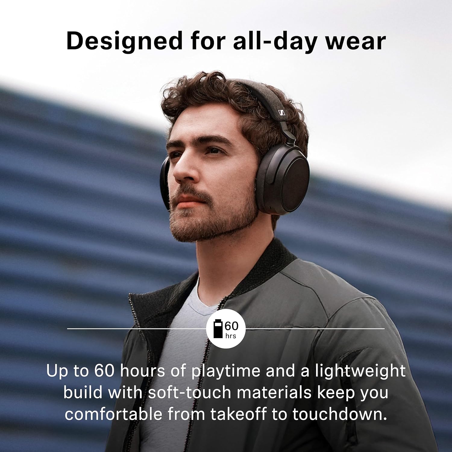 Sennheiser Momentum 4 Wireless Headphones - Bluetooth Headset for Crystal-Clear Calls with Adaptive Noise Cancellation, 60h Battery Life, Lightweight Folding Design, Teal