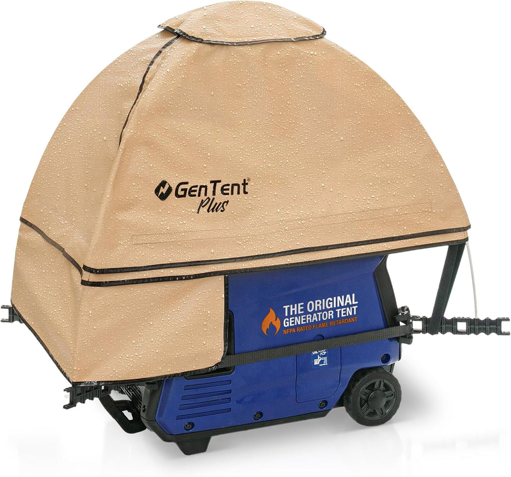 GenTent Inverter Running Cover – Generator Tent for Fully Encased Inverters (Tan, Original - Plus)