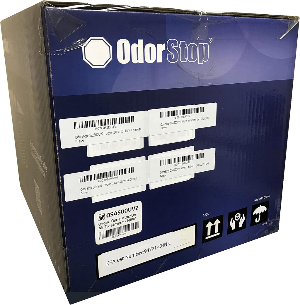 OdorStop OS4500UV Professional Grade Ozone Generator Ionizer for Areas of 4500 Square Feet+, For Deodorizing and Purifying Large Spaces Such as Commercial Properties and Gyms