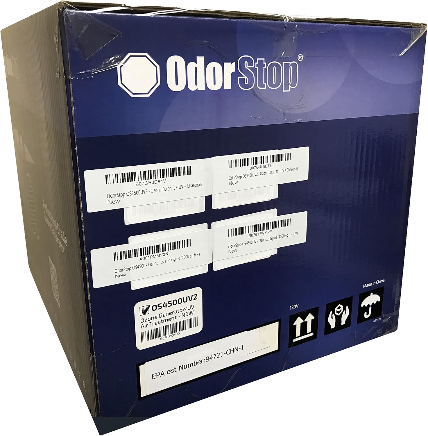 OdorStop OS4500UV Professional Grade Ozone Generator Ionizer for Areas of 4500 Square Feet+, For Deodorizing and Purifying Large Spaces Such as Commercial Properties and Gyms