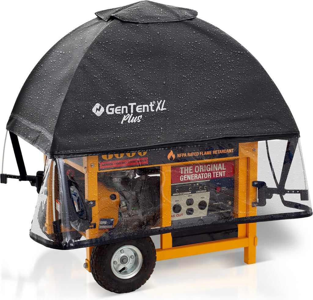 GenTent XL Open Frame Running Cover - Universal Adapter Kit Generator for Larger Generators Tent (Onyx, XL - Plus)
