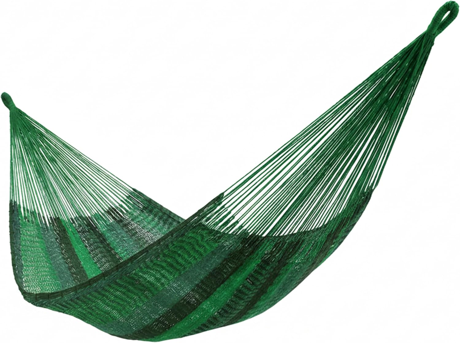 Sunnydaze Handwoven XXL Thick Cord Mayan Double Hammock for Outside - 625-Pound Capacity Heavy-Duty Outdoor Hammock - Meadow