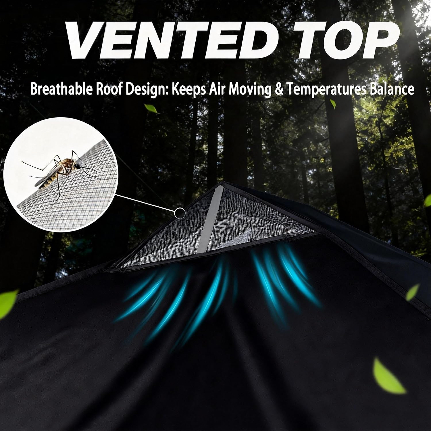 SANWAY 10x10 Pop Up Canopy Tent with Sidewalls x 4 – Easy Setup Canopy Tent, Waterproof, UV-Resistant, Portable with Carry Bag for Outdoor Events, Camping, and Backyard Parties – Black