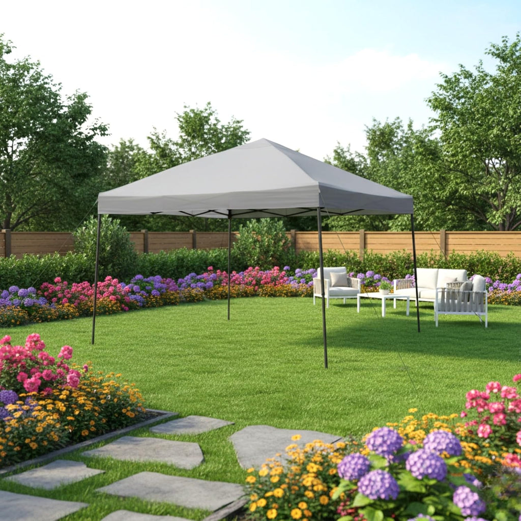 Garden Winds Reinforced Replacement Canopy Top Cover Compatible with The 30726, WMT-1212122N, 612463 Ozark Trail, Yaheetech 12' X 12' Pop Up - Classic Stone, Riplock 350