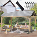 Outdoor Clear Curtain, Vinyl Outdor Curtains, Waterproof & Weather Resistant Tarp with Grommets for Pergola, Porch, Gazebos, Balcony, 8x32 FT Heavy Duty Waterproof Tarp