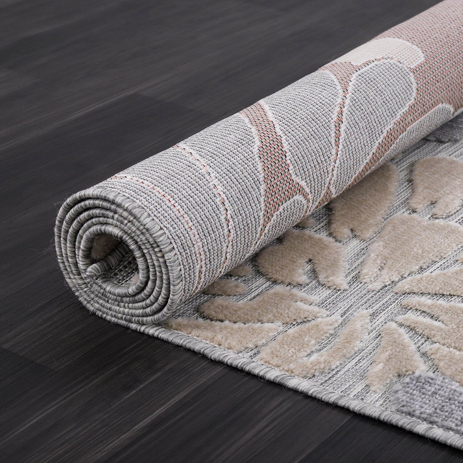 Luul Home Floral Indoor Outdoor Rugs 9x12 Large Area Rug for Living Room, Patio Decor, Kitchen, and Entryway Rug, Washable Stain Resistant Outside Carpet Beige 9 x 12