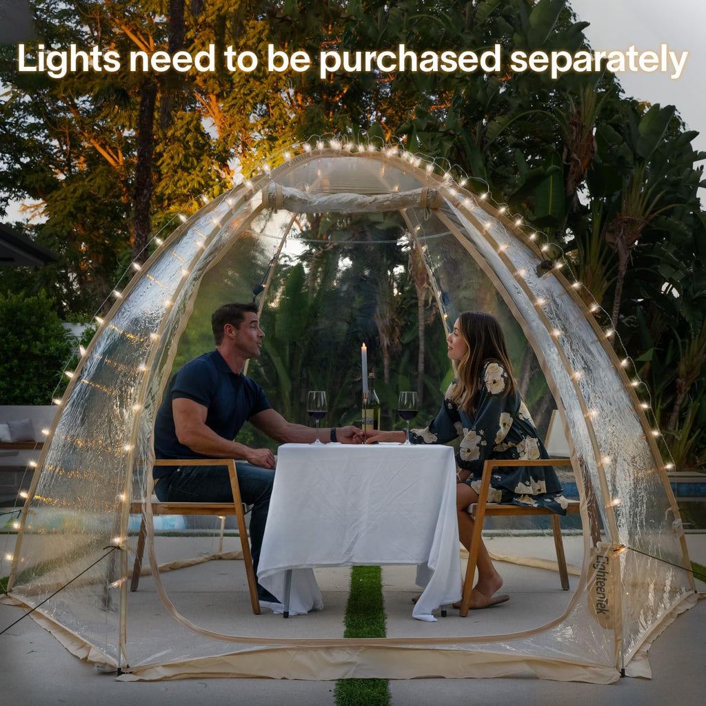 Alvantor® Pop Up Bubble Tent®,Large Oversize Igloo Screen House,4-6 Person Cold Protection Outdoor Igloo, Winter Tent Snaps Fit 10'x10'x6.5'