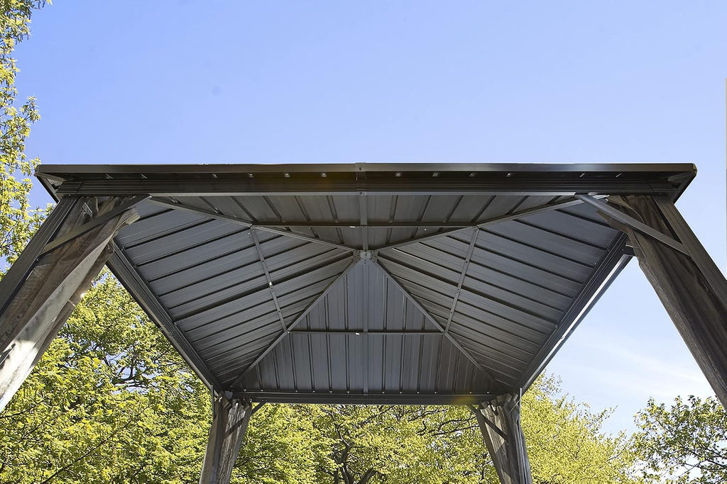 Sojag Outdoor 8' x 8' Dakota Hardtop Gazebo Outdoor Sun Shelter