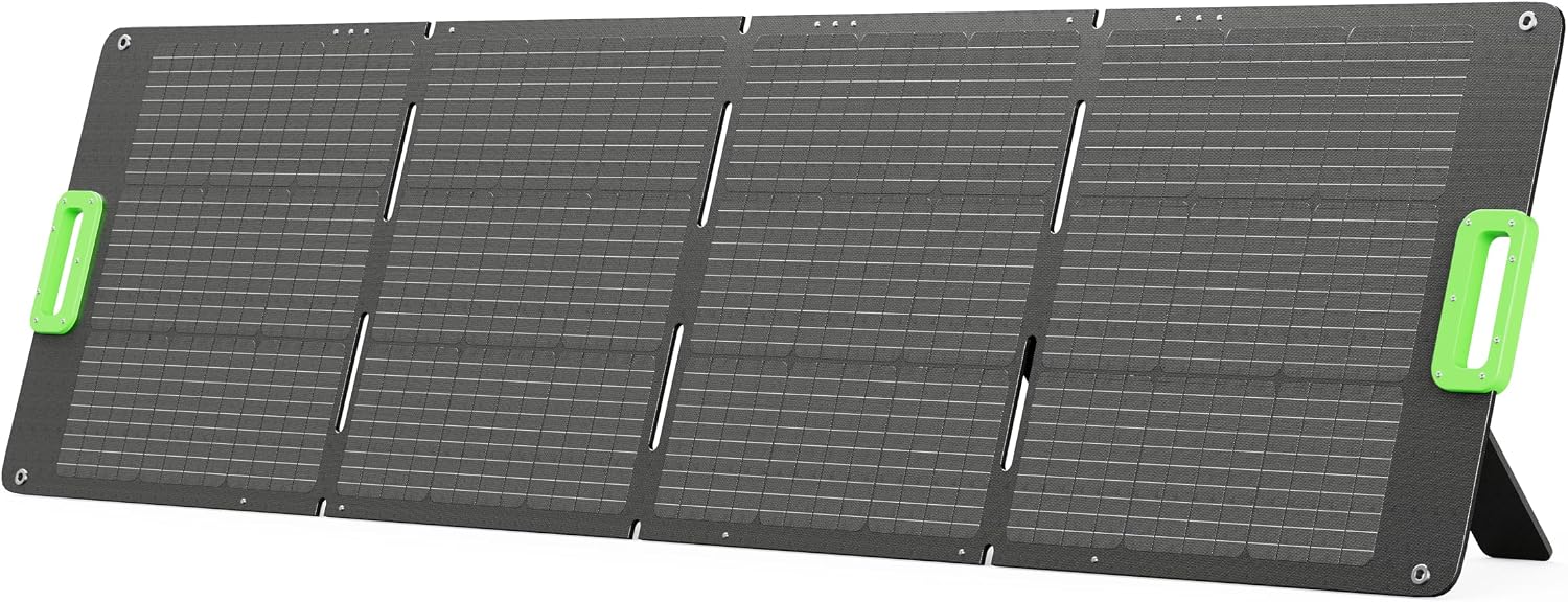 Natures Generator 3840Wh Solar Generator + 2 Packs 200W Folding Panels, Lithium Batteries, 6000W Power Station for Home Backup, RVs, Emergencies, Power Outages, and Outdoor Camping