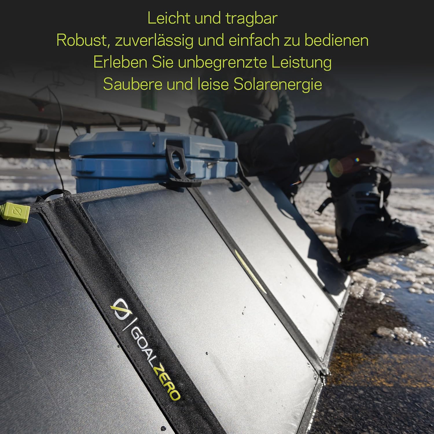 Goal Zero Nomad 50, Foldable Monocrystalline 50 Watt Solar Panel with 8mm + USB Port, Portable Charger for Yeti Power Generator and Banks. Lightweight 18-22V 50W