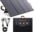 400W Portable Solar Panel for Power Station, 36V ETFE Foldable Solar Panel Charger,25% High Efficiency,MC4 Output, IP68 Waterproof, for Outdoor Camping, RV