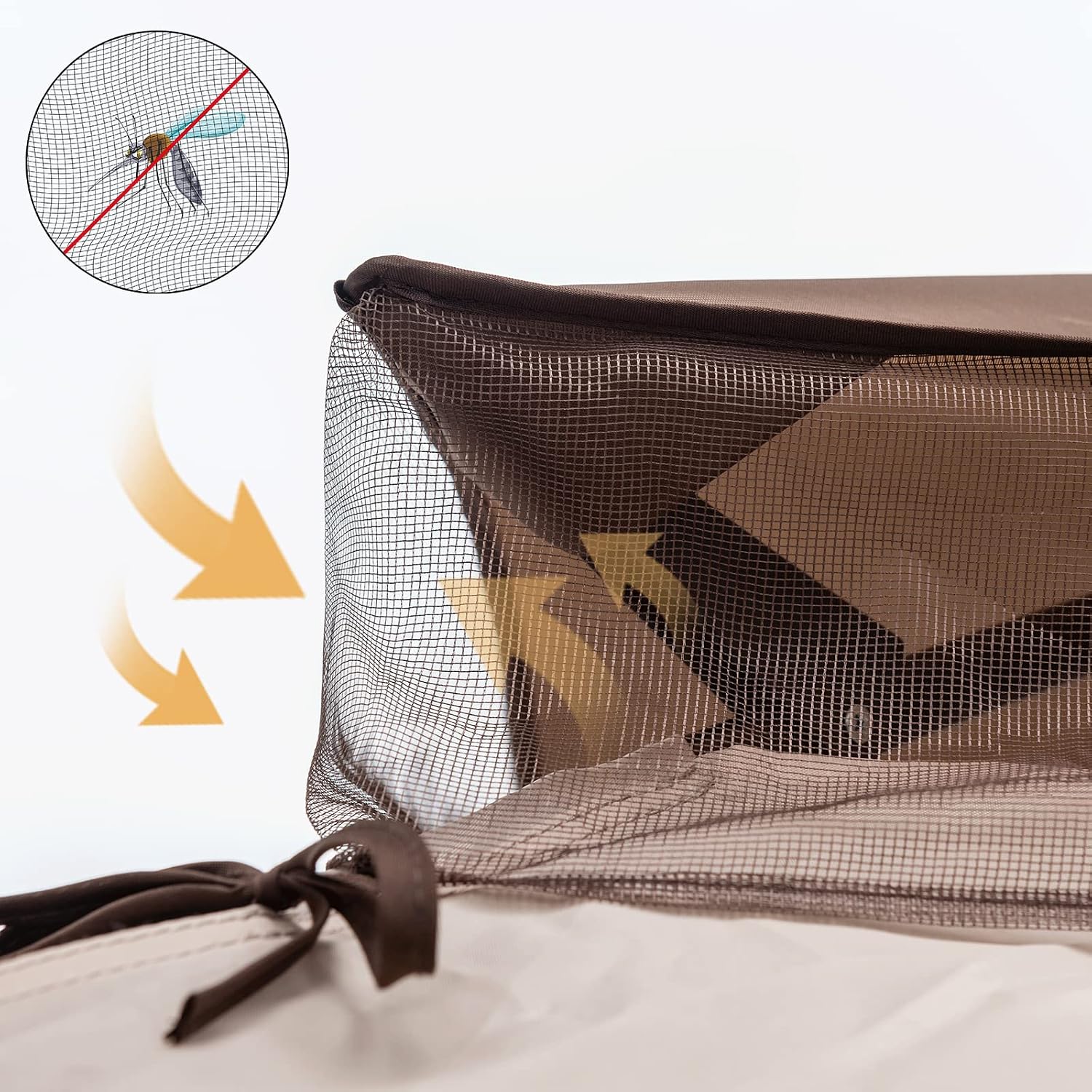 11'x11' Pop Up Gazebo for Patios Gazebo Canopy Tent with Sidewalls Outdoor Gazebo with Mosquito Netting Pop Up Canopy Shelter Wedding Tent, Beige