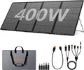 400W Portable Solar Panel for Power Station, 400 Watt 36V ETFE Foldable Solar Panel Charger, IP67 Waterproof Enhanced Kickstands for Off-Gird Outdoor Camping RV SUV Emergency Power Supply