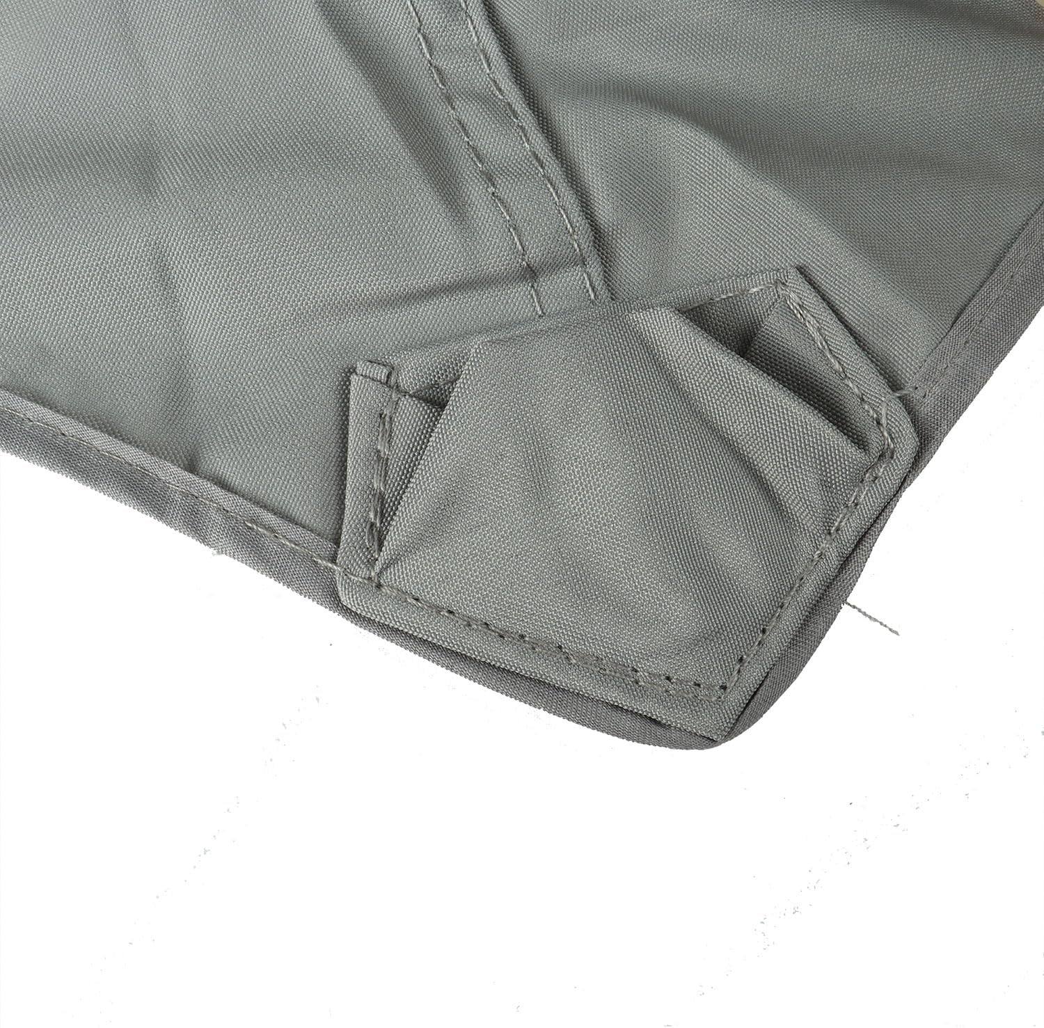 Replacement Canopy Top for Lowe's Allen Roth High Performance Ripstop Heavy Duty Gazebo Roof Gazebo Top with Air Vent 10X12 Gazebo Cover,Gray