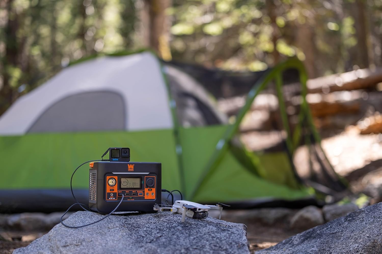 WEN 300-Watt 269Wh Lithium-Ion Power Station and Battery-Powered Inverter Generator (PP300i)