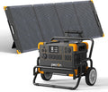 pecron Solar Generator E2000LFP with 200W Solar Panel Trolley Kit, 1920Wh Portable Power Station 5X2000W AC Outlets, LiFePO4 Battery Backup Expandable, Solar Generator for Home, Camping, RV