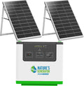 Nature's Generator Lithium 3600 Power Add-on,1 x Lithium 3600 Pod + 2 x 100w Panels + 50' Cable