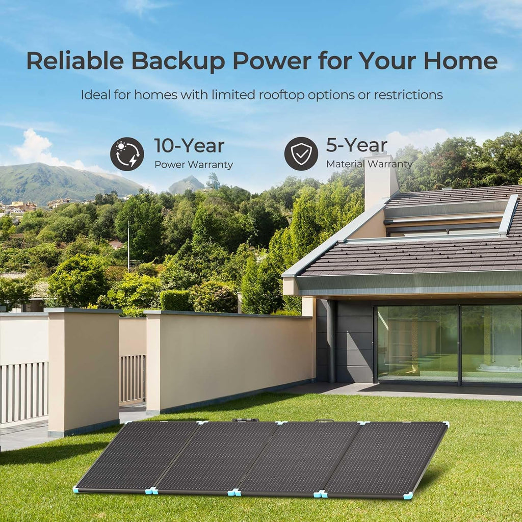 Renogy 220W Portable Solar Panel Suitcase, 23% High Efficiency Foldable Solar Charger for Power Station, Durable for Decades, with Sturdy Kickstands, IP67 Waterproof for RV Camping Off-Grid Blackouts