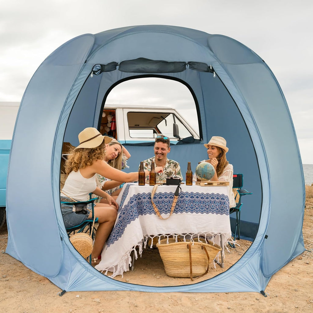 Alvantor® Pop Up Screen Tent House Room Instant Outdoor Camping Canopy Sun Shelter Gazebo for Patio, Backyard & Deck, Privacy Tent(2-10 People, 8'x8' 10'x10' 12'x12')
