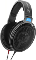 Sennheiser HD 600 - Audiophile Open-Back Dynamic Wired Headphones Over Ear with Natural Soundstage and Premium Comfort for Music Lovers, Open Metal Earpiece Covers, Black