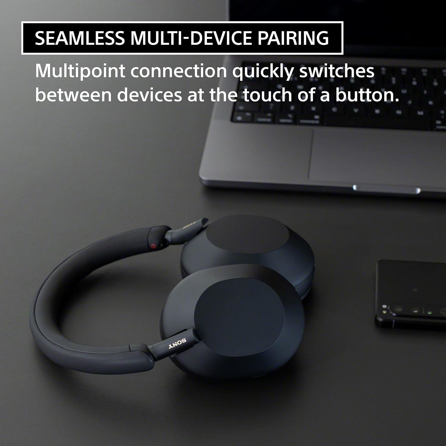 Sony WH-1000XM5 Premium Noise Canceling Headphones, Auto NC Optimizer, 30-Hour Battery, Alexa Voice Control, Silver