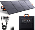 220W Portable Solar Panel 20V 25% High Efficiency N-Type Solar Cell, with 4 Adjustable Kickstand, IP68 Waterproof,Foldable Solar Panel for Camping RV Off Grid Backup