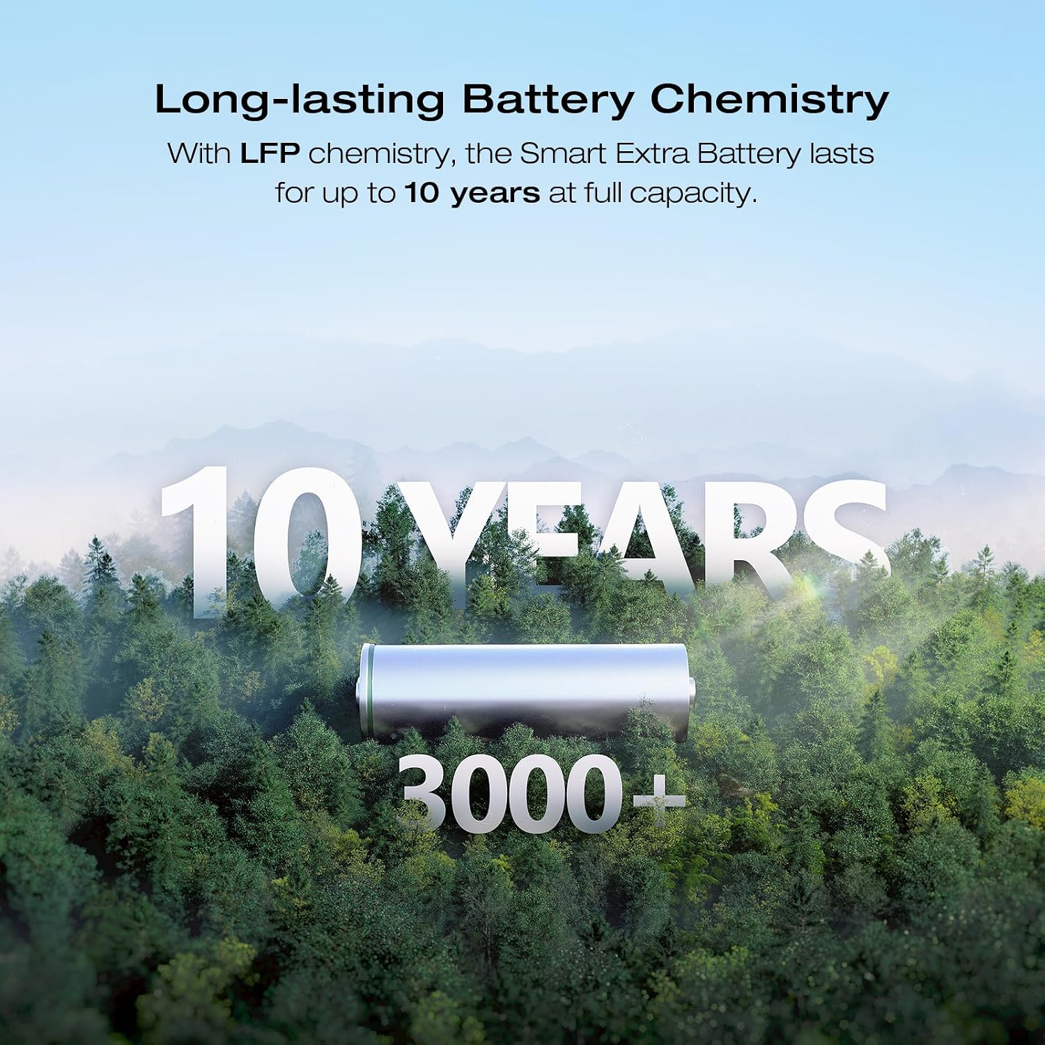 EF ECOFLOW DELTA 2 Max Power Station Extra Battery, 2048Wh LiFePO4 (LFP) Battery, Compatible with DELTA 2&DELTA Max 2000&DELTA 2 Max Outdoor Generators