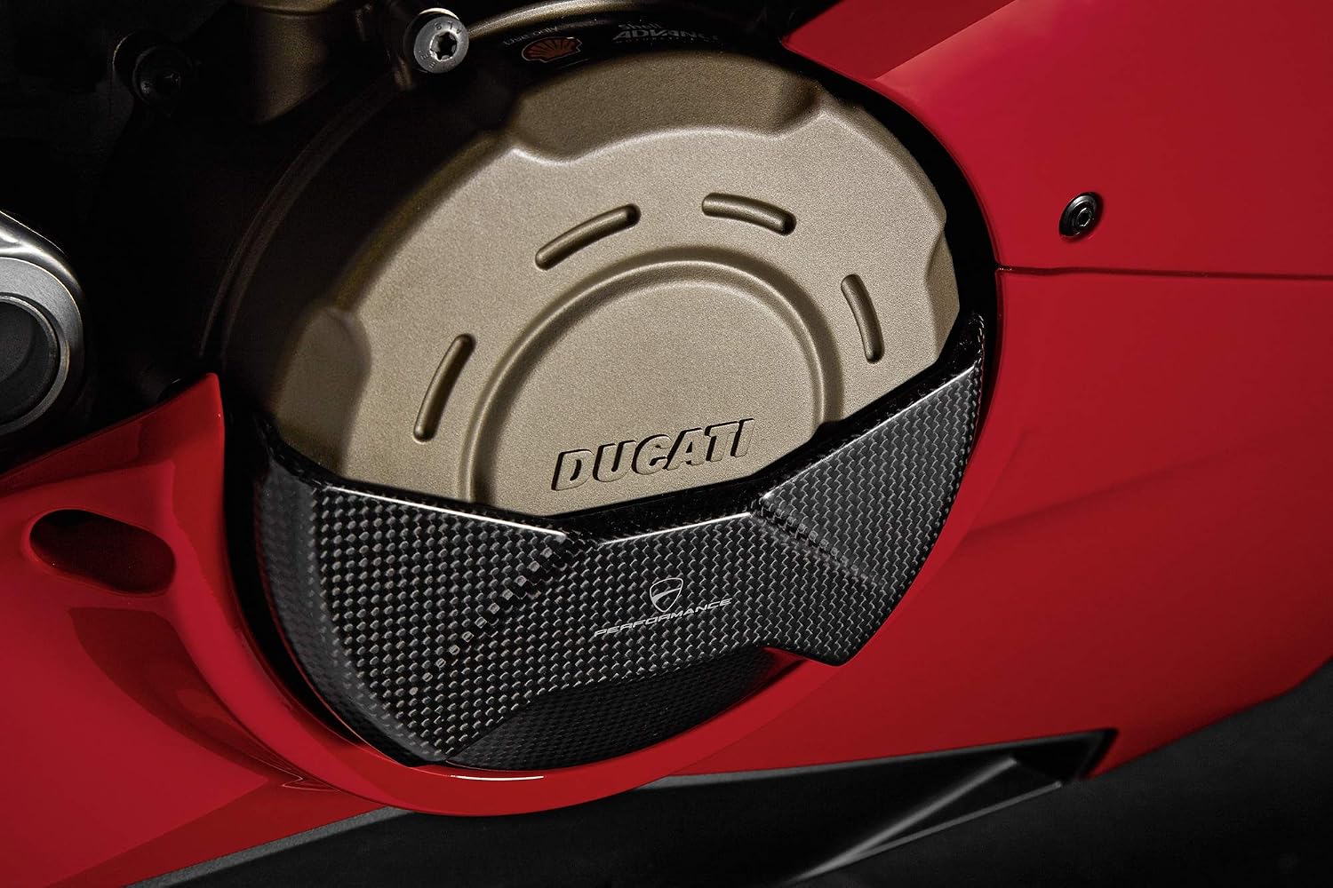 Ducati Panigale V4 Carbon Protection for Generator Cover. 96981121A