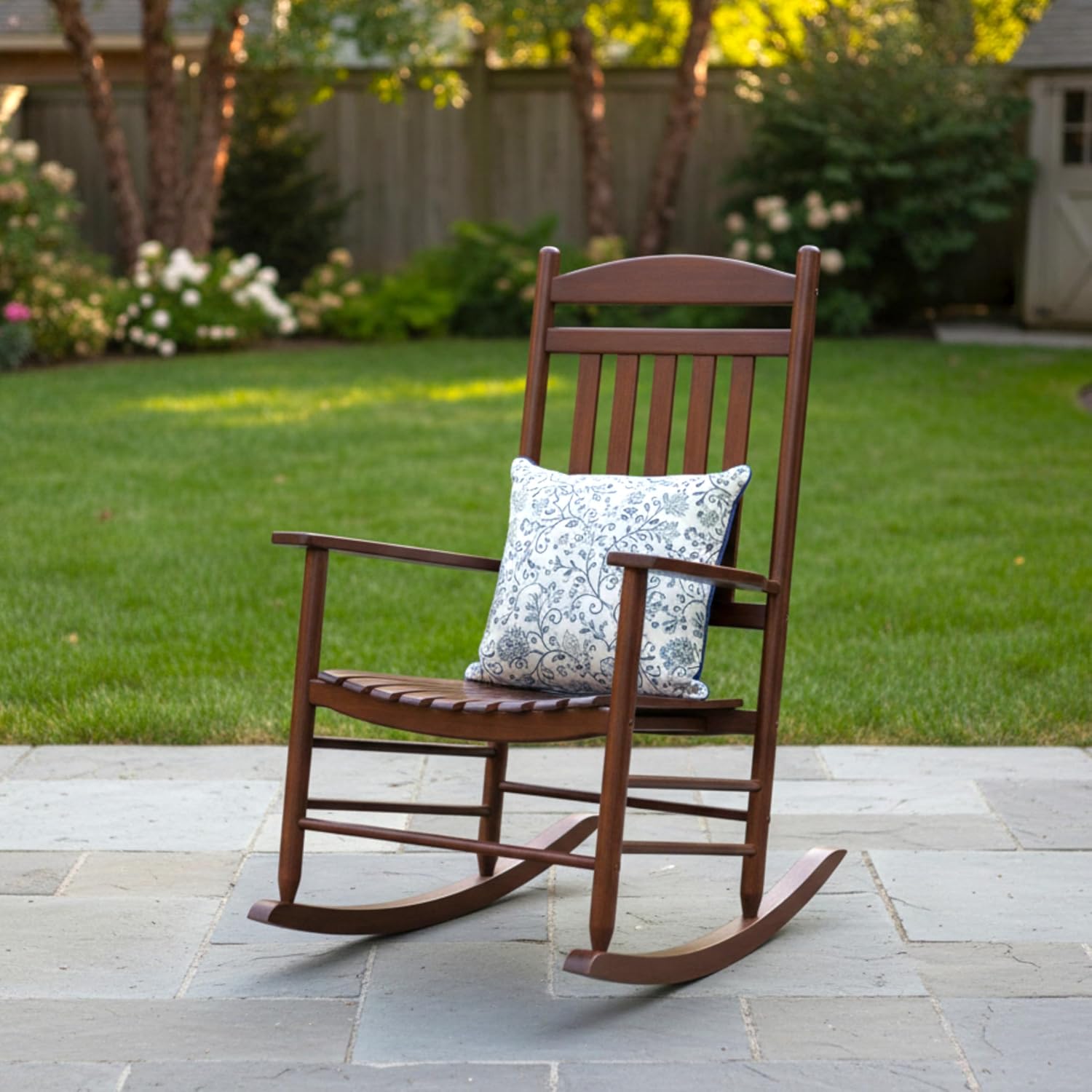 Shine Company Maine Wood Rocking Chair, Oak