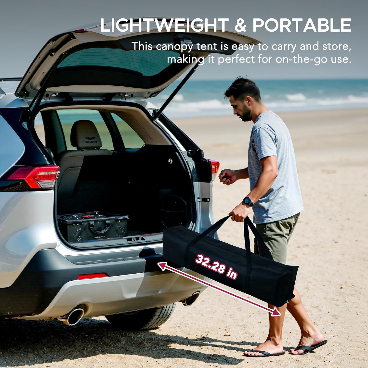 SUNJOY 4 x 4 Pop-Up Canopy Tent, Portable Instant Privacy Changing Tent, Toilet Stall with Sidewalls, Light Weight Sun Shelter with Carry Bag, for Camping and Beach, Navy