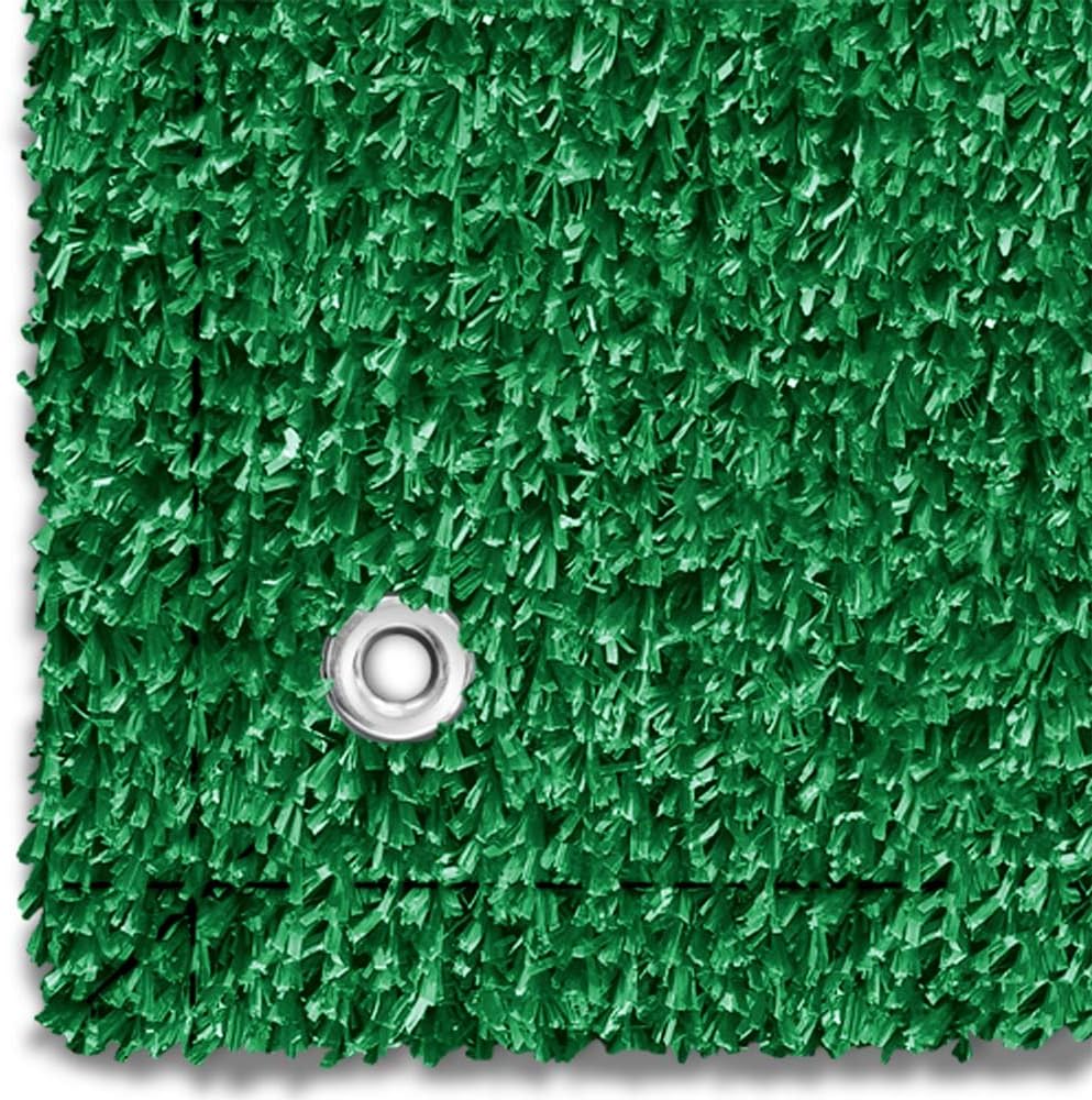 House, Home and More Outdoor Turf Rug - Green - 10 Feet X 20 Feet